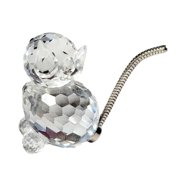 SWAROVSKI Cat Charm Figurine With Wire Tail Retired - Picture 4 of 6